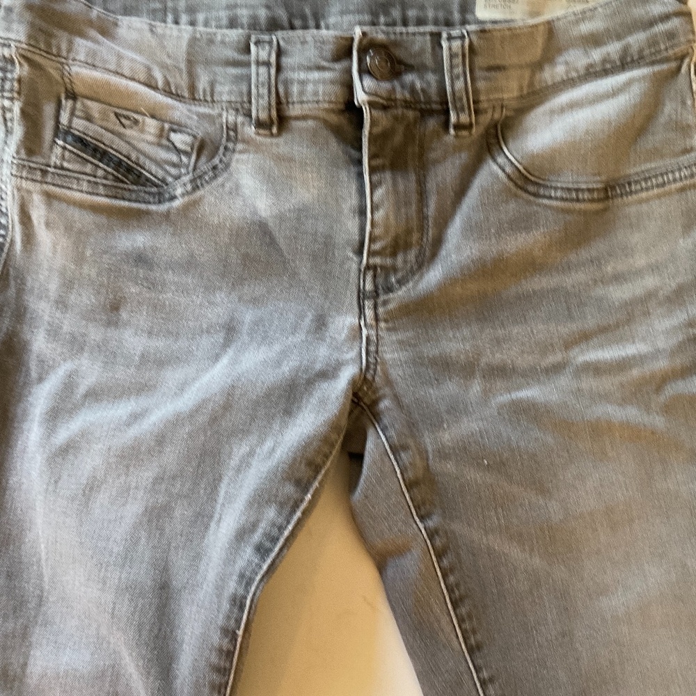Diesel vintage skinny grey washed jeans